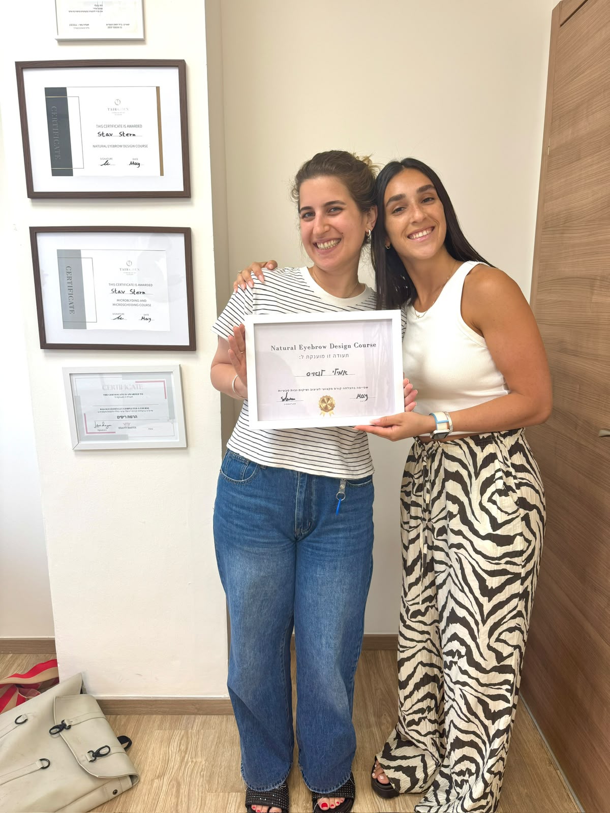 בוגרת קורס עיצוב גבות טבעי אצל סתיו שטרן 3